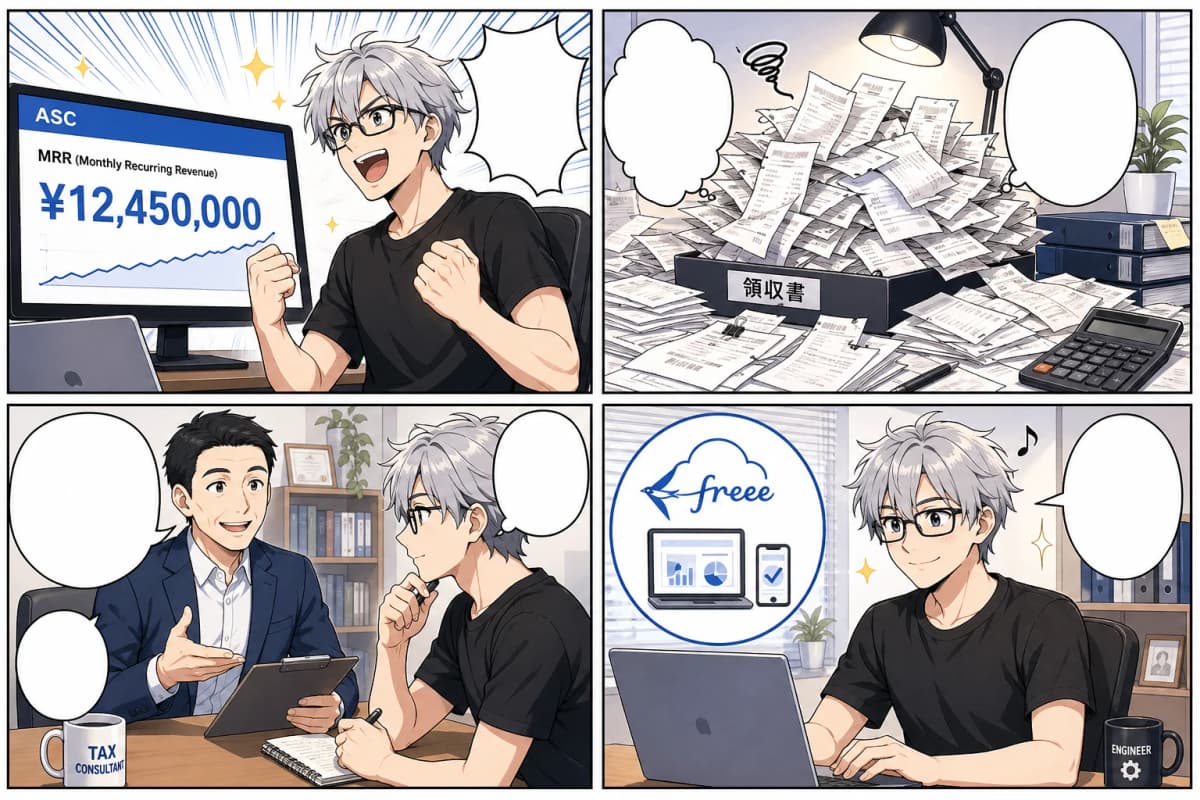 売上の喜びの後にやってくる、淡々とした税務の現実