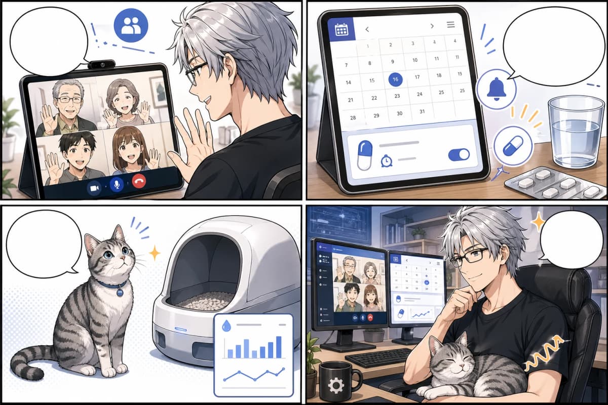 5本のうち、CareFamだけがproduction