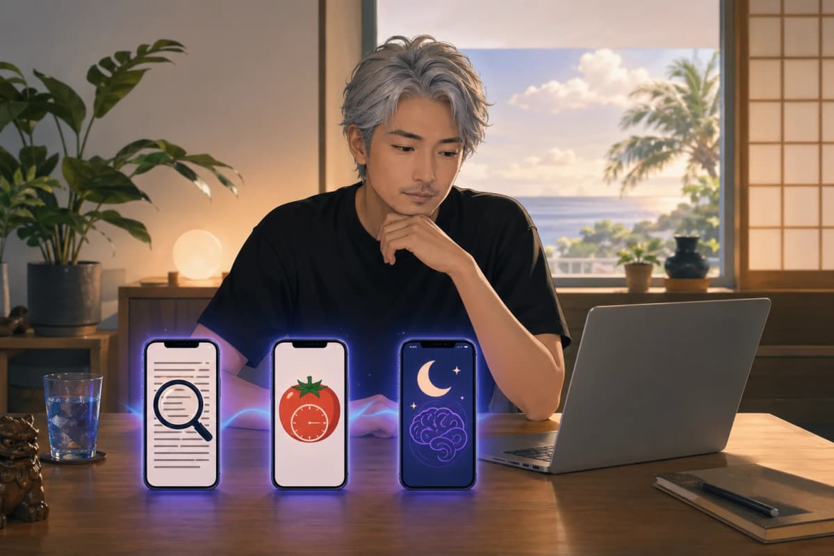 第5章 ― 最初の5本(前編): read-big-ocr / focus-timer-adhd / sleep-mind-link