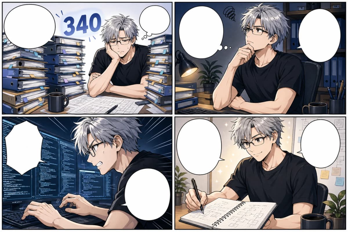 1本当てる夢を諦めた瞬間の4コマ