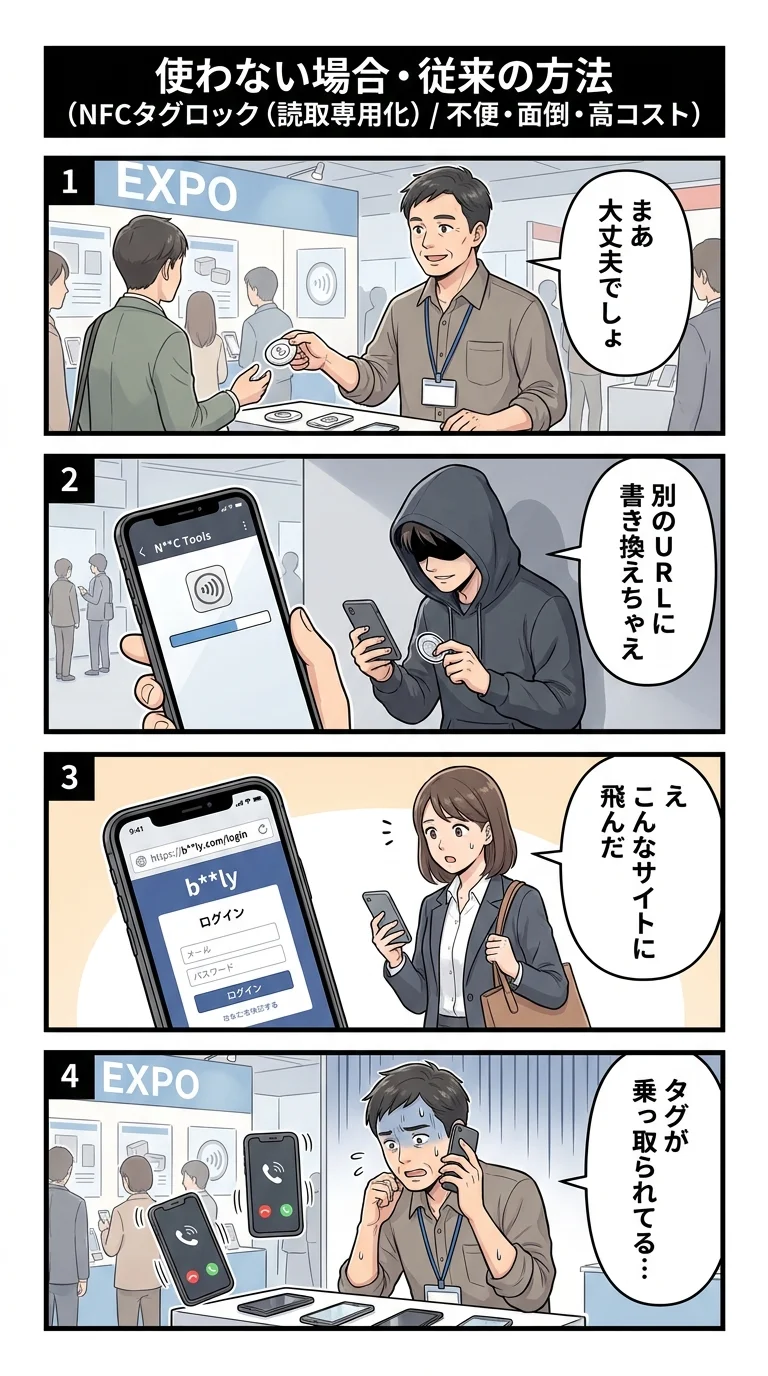 従来の方法/他社アプリ