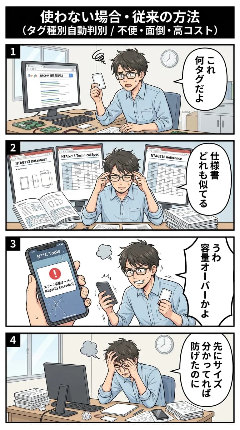 従来の方法/他社アプリ