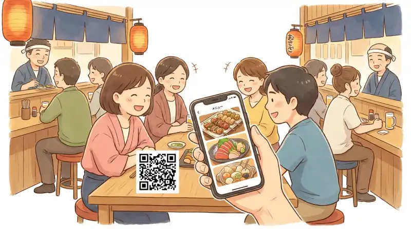 居酒屋メニューアプリの開発ストーリー — QRコードでメニュー閲覧・注文・会計まで完結するスマート居酒屋システム