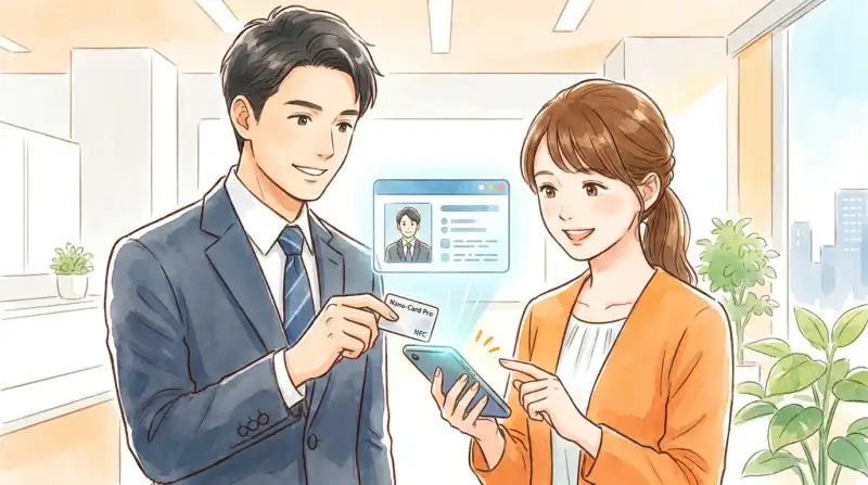 名刺交換を「エンタメ」に変えた日 — NFCデジタル名刺の革命