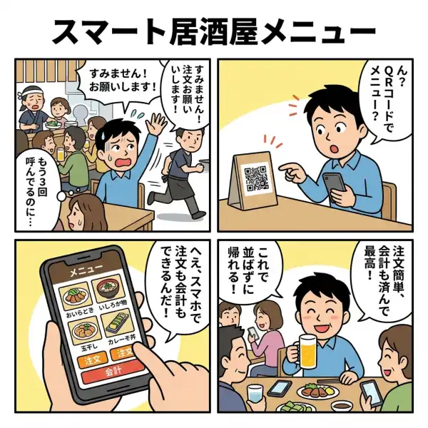 居酒屋メニューアプリ