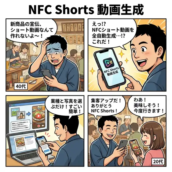 NFC Shorts 動画生成