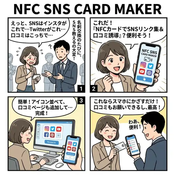 NFC SNS CARD MAKER