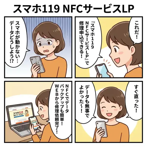 スマホ119 NFCサービスLP