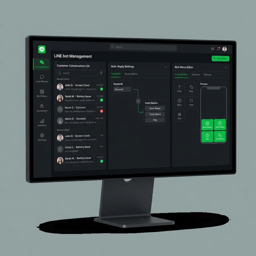 全27機能をON/OFF管理(Flex/動画/LIFF/ビーコン/A/Bテスト等)