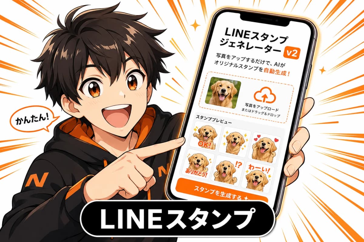 LINEスタンプジェネレーター v2