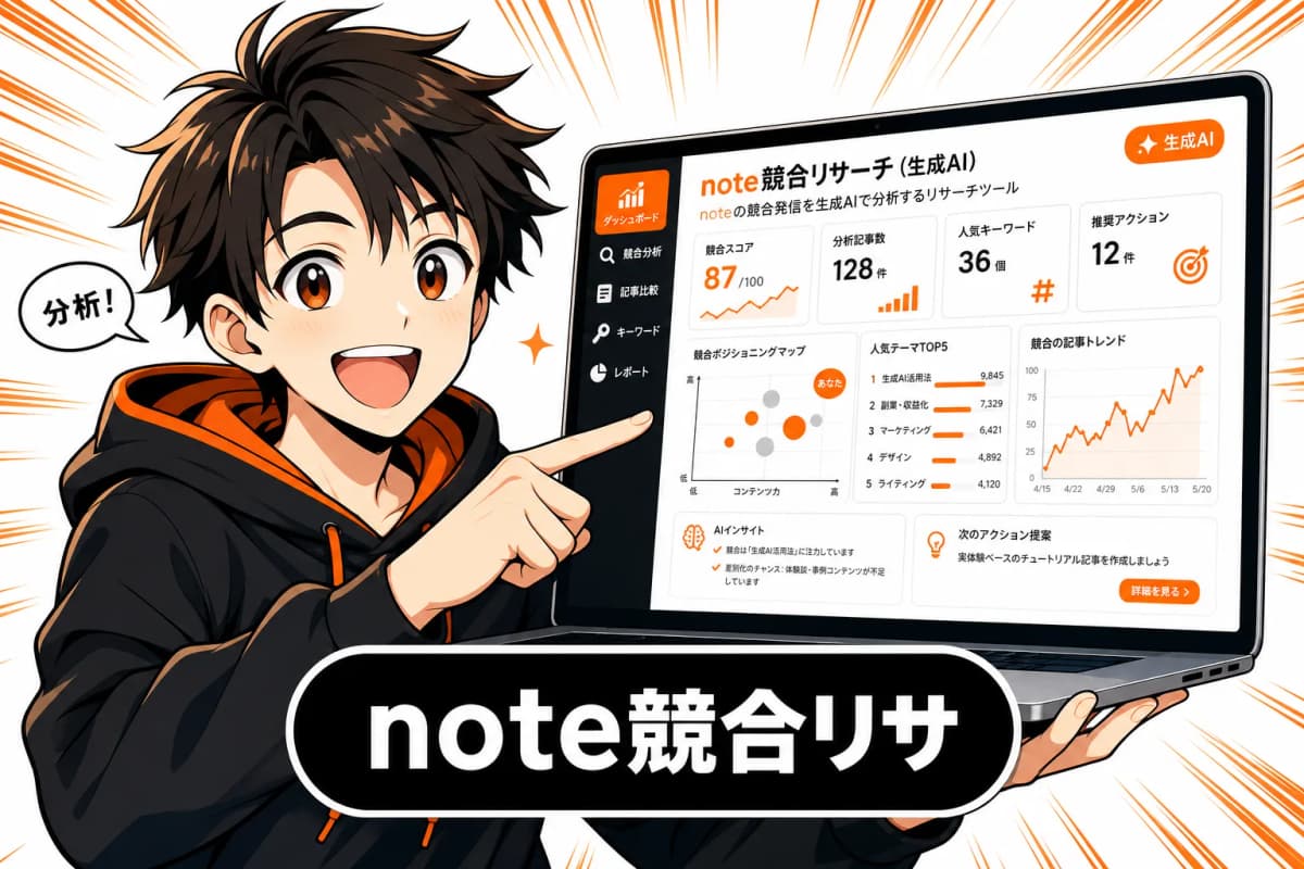 note競合リサーチ(生成AI)