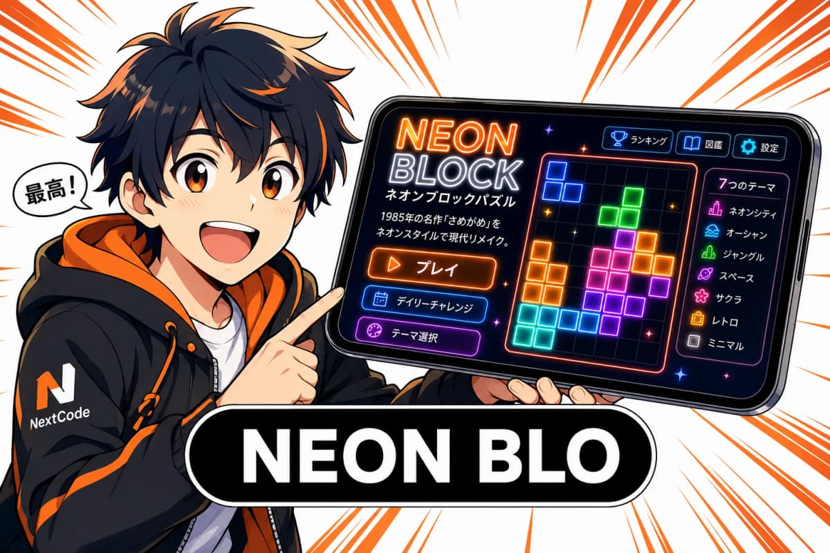 NEON BLOCK - ネオンブロックパズルの画面