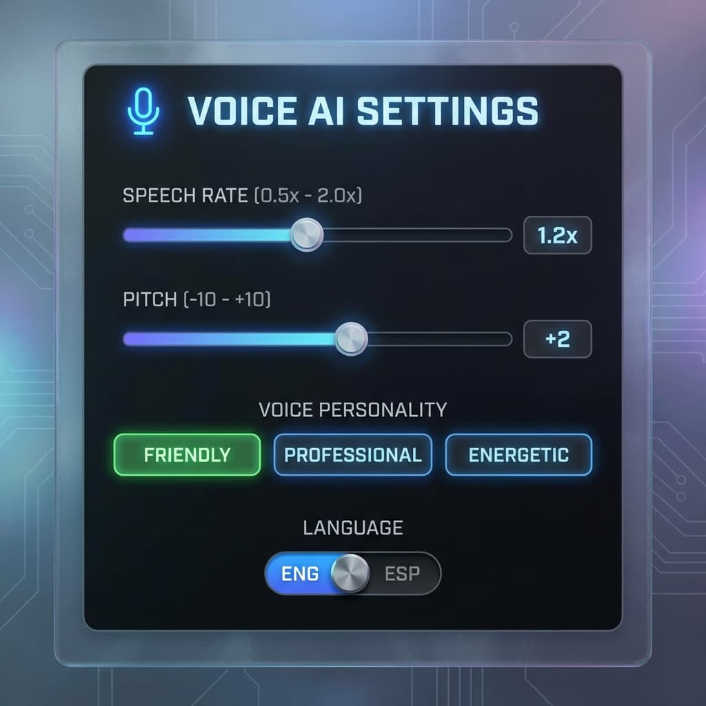 音声入力→AI処理→音声出力のシームレスな会話体験