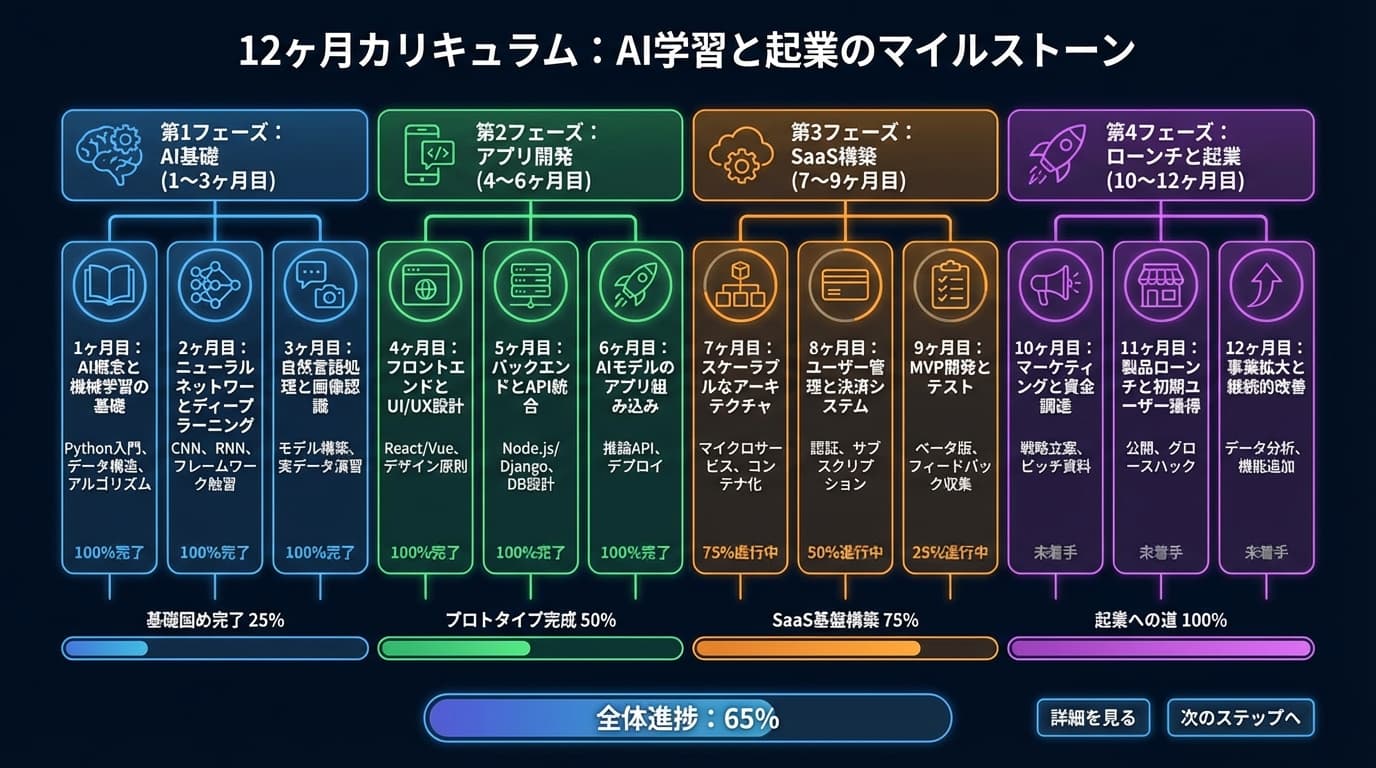 12ヶ月段階的カリキュラム