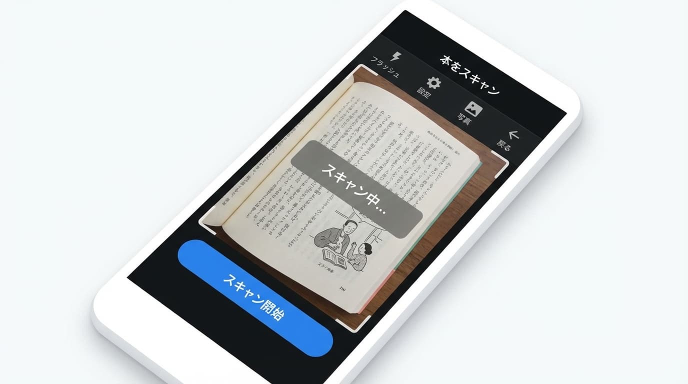 カメラ撮影でワンタップスキャン